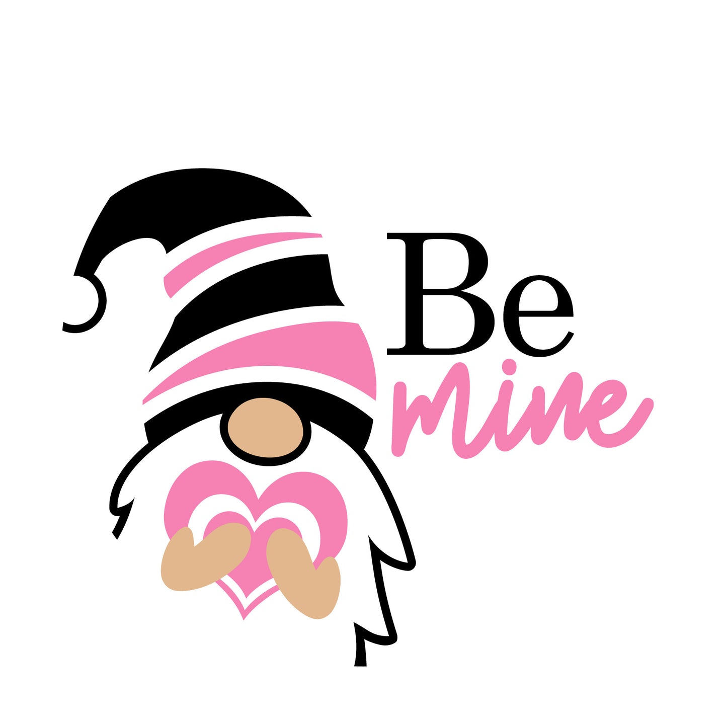 Gnome Be Mine- Unpainted DIY Wood Sign