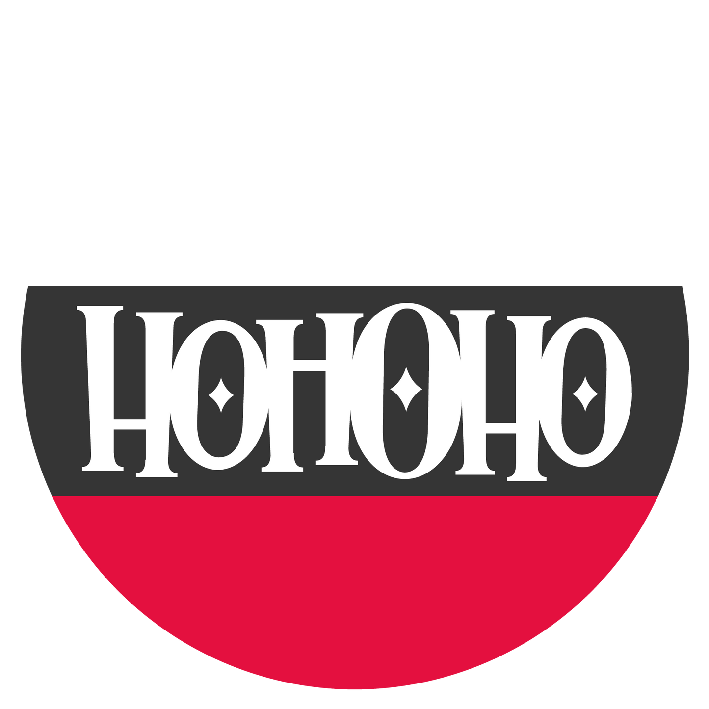 Ho Ho Ho Unpainted DIY Wood Sign