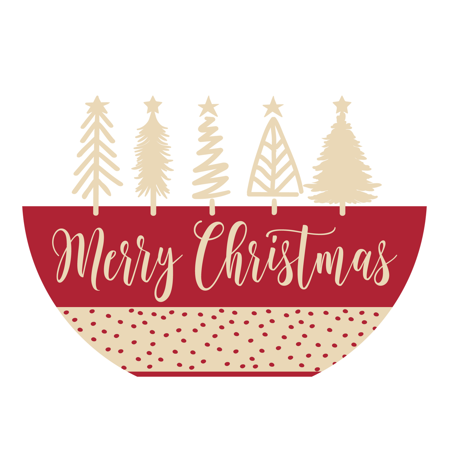 Merry Boho2 Unpainted DIY Wood Sign
