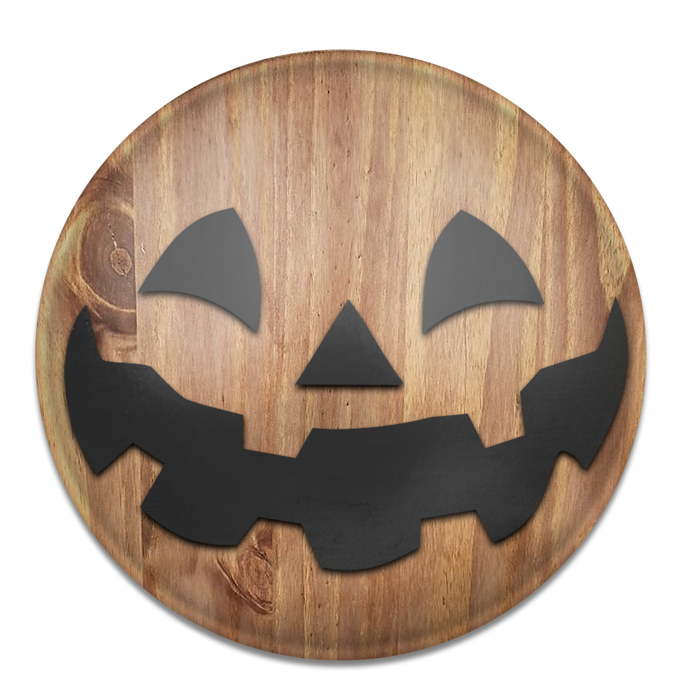 Halloween Pumpkin Face- Unpainted DIY Wood Sign