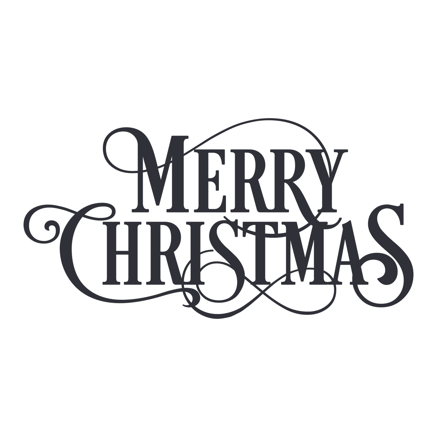 Merry Christmas Door2 Unpainted DIY Wood Sign