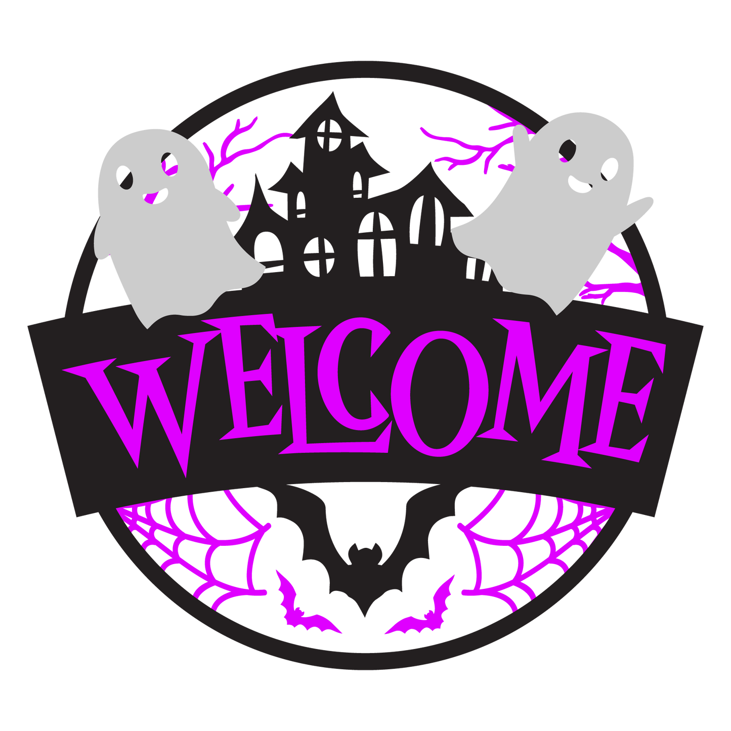 Welcome 3D- Unpainted DIY Wood Sign