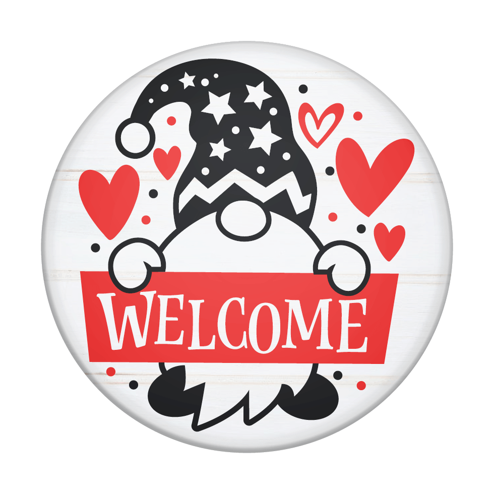 Welcome Gnome- Unpainted DIY Wood Sign
