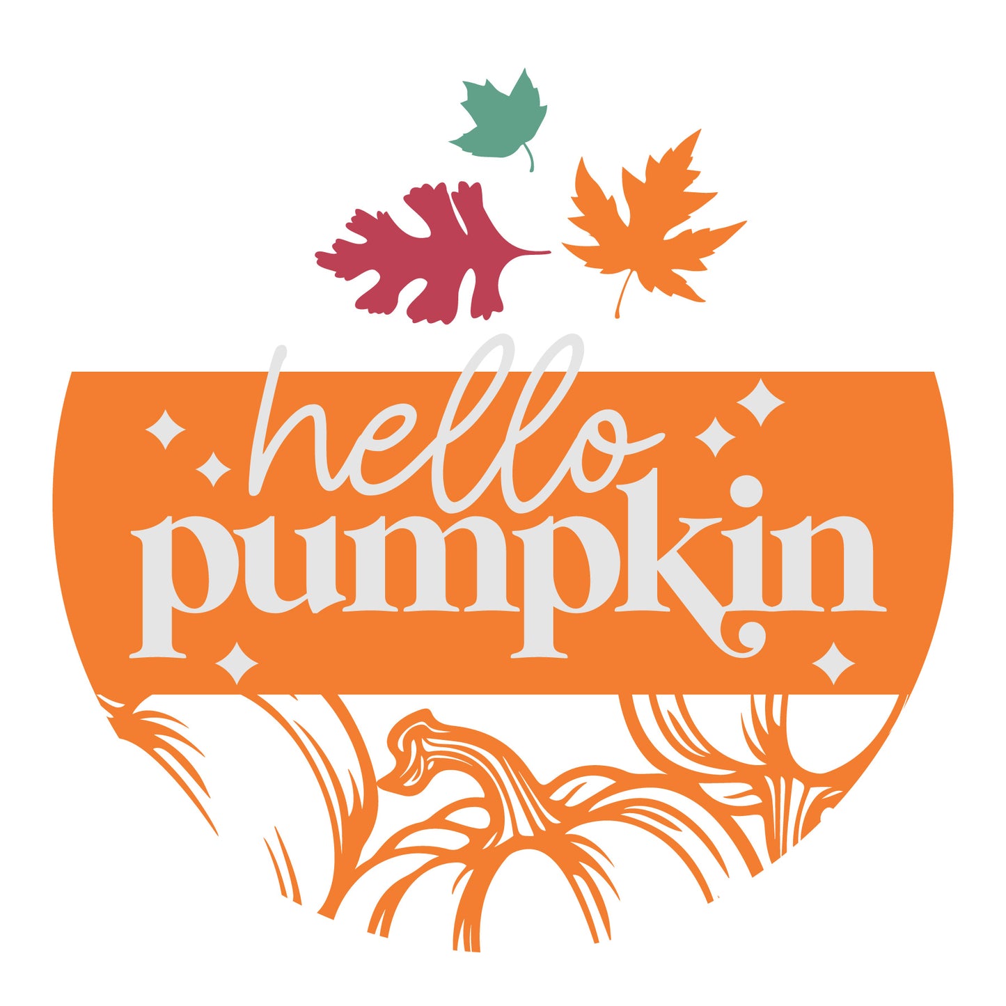 Hello Pumpkin Unpainted DIY Wood Sign