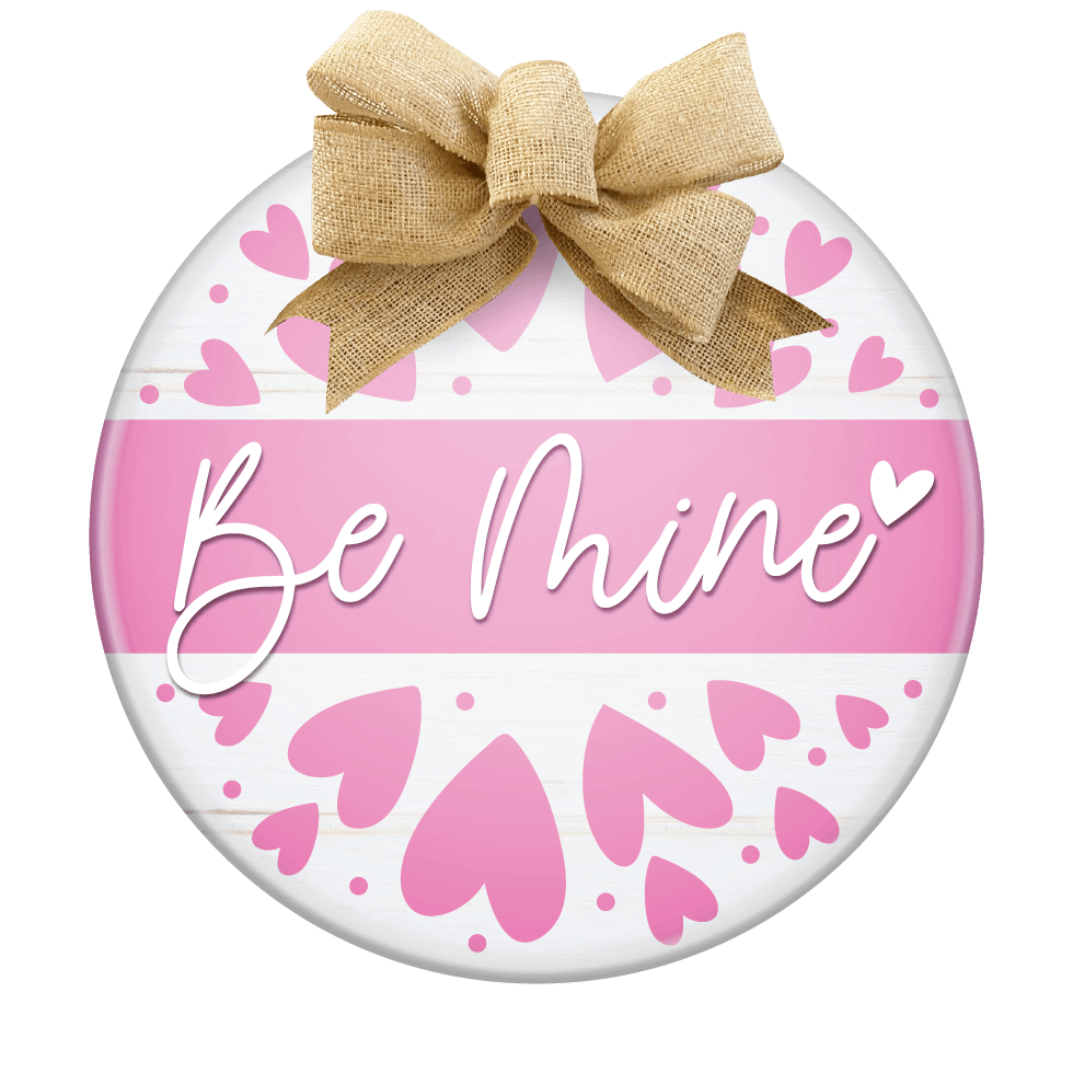 Be Mine Hearts- Unpainted DIY Wood Sign