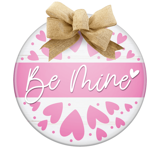 Be Mine Hearts- Unpainted DIY Wood Sign