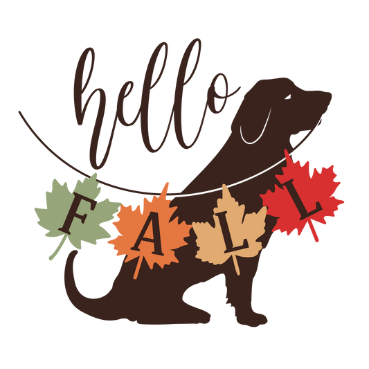 Hello Dog Thanksgiving Unpainted DIY Wood Sign