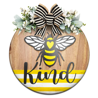 Bee Kind Spring- Unpainted DIY Wood Sign