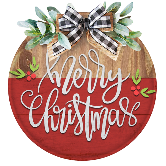 Merry Christmas Lettering  Unpainted DIY Wood Sign