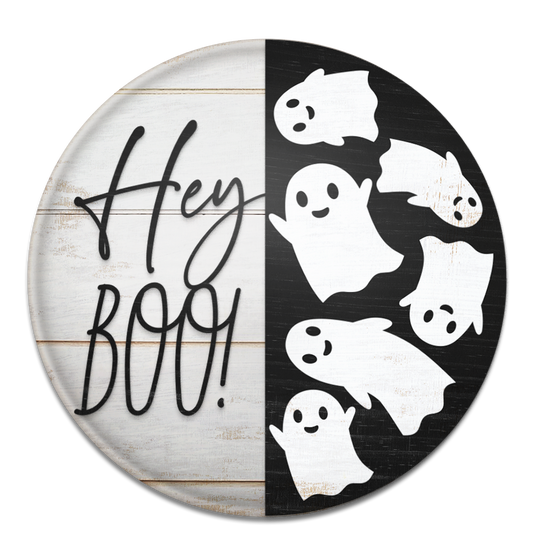 Hey Boo- Unpainted DIY Wood Sign