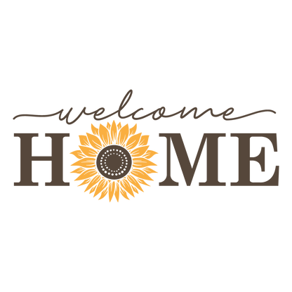 Welcome Home Sunflower- Unpainted DIY Wood Sign